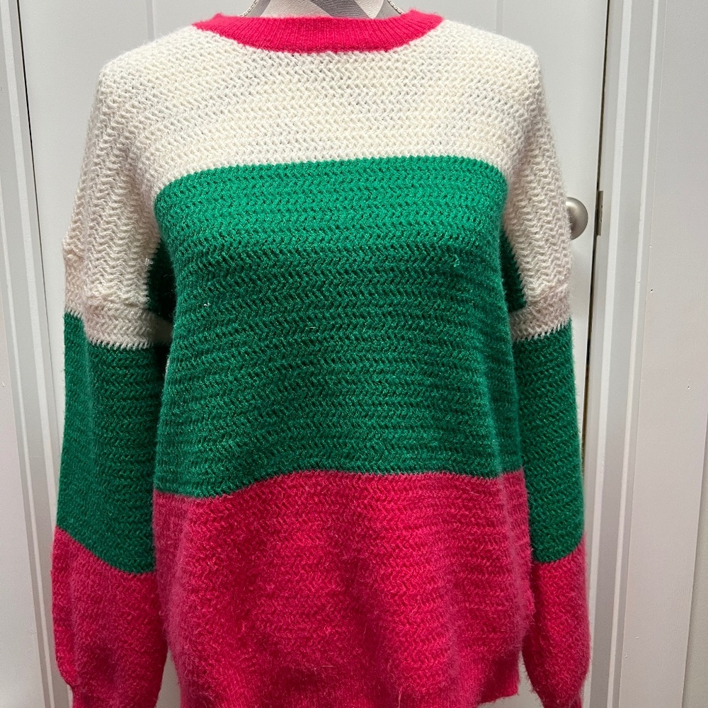 Boutique Colorblock Sweater